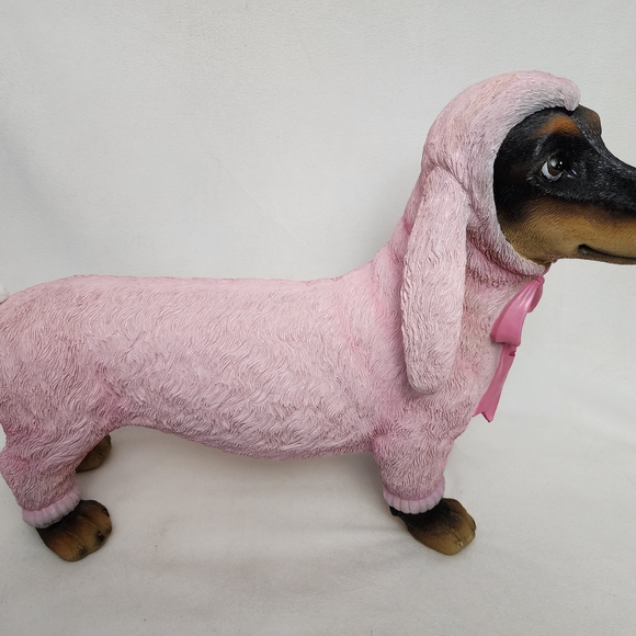PINK LIFE SIZE DOG (DACHSHUND ) 14